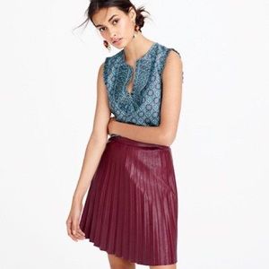 J Crew Margot top in Silk Foulard